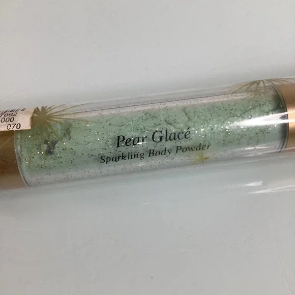 Victoria’s Secret Pear Glacé Spatkling Body Powder .19oz Discontinued NEW in Box - Picture 2 of 7